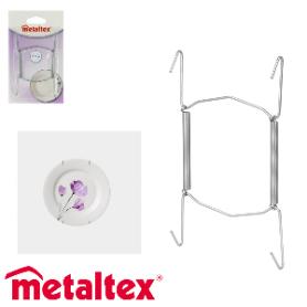 MENAJE METALTEX CUELGA PLATOS DE  9-18 CM-MIDE 11 CM 209001000