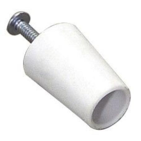 PERSIANA TOPE DE 40 MM CON TORNILLO ACERO COLOR BLANCO 06020002