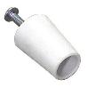 PERSIANA TOPE DE 40 MM CON TORNILLO ACERO COLOR BLANCO 06020002