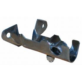 SOPORTE BARRA  1 16 FRENTE CROMO CON TORNILLO  1600101