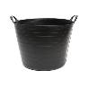 CAPAZO AGRICOLA PLASTICO 42 LT NEGRO 45X34X34CM