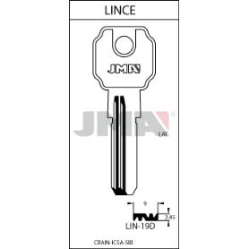 LLAVES JMA PROM. 25 LLAVES+5 GRATIS SEGURIDAD LATON MOD LIN-19D