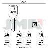 LLAVES JMA TIPO B MOD AGA- 6I (CAJA 50 UNIDADES)