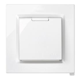 SIMON ENCHUFE SCHUCO MONOBLOC IP44 BLANCO SERIE 10 F1091450030