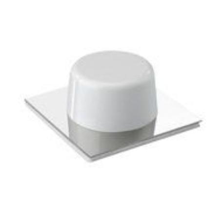 TOPE PUERTA ADHESIVO BLANCO-CROMO            A438