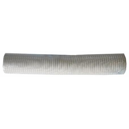 TUBO ALUM.FLEXIBLE 100MM.BLANCO 1.5MT.