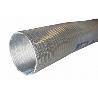 TUBO ALUM.FLEXIBLE 120MM.BLANCO 1.5MT.
