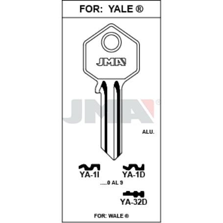LLAVES FINSTOCK  JMA TIPO B MOD YA- 1I (CAJA 50 UNIDADES)