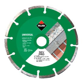 RUBI DISCO DIAMANTE SEGMENTADO GENERAL  OBRAS SEV-115 PRO 25915