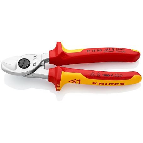 TIJERA KNIPEX P/CABLE 165MM.95.16.165