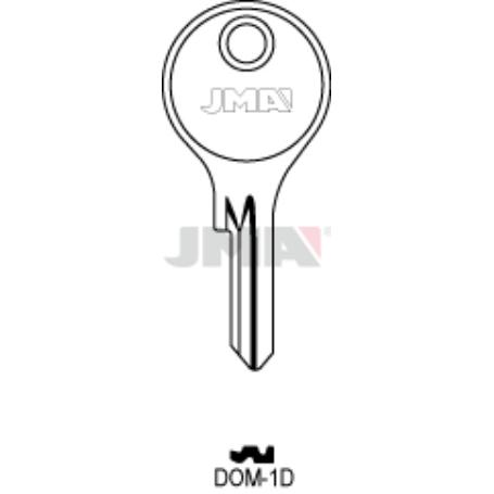 LLAVES JMA TIPO B MOD DOM- 1D (CAJA 50 UNIDADES)