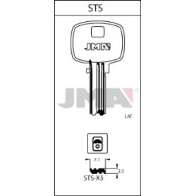 LLAVES JMA SEGURIDAD LATON MOD STS-X5