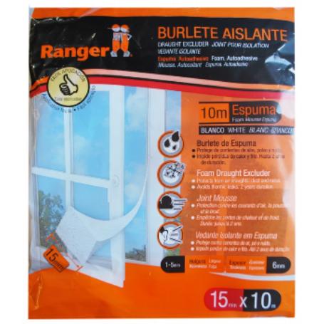 BURLETE ESPUMA 19X10 MTS