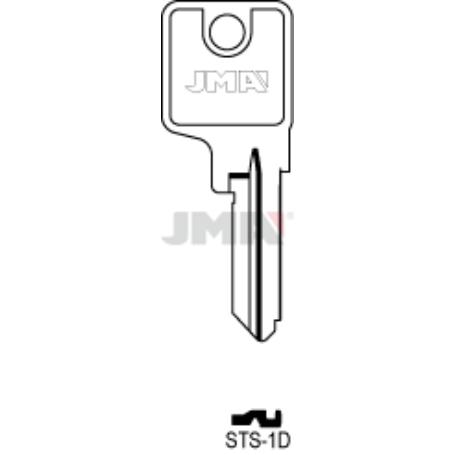 LLAVES JMA TIPO B MOD STS- 1D (CAJA 50 UNIDADES)