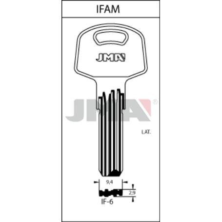 LLAVES JMA SEGURIDAD LATON MOD IF- 6