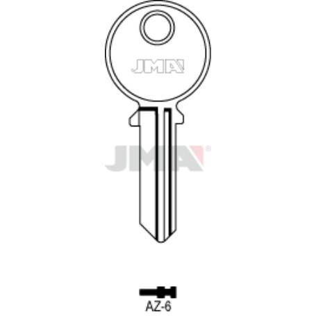LLAVES JMA TIPO C MOD AZ- 6 (CAJA 50 UNIDADES)