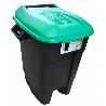 CONTENEDOR RESIDUOS CON PEDAL 100L. DISPONIBLE EN VARIOS ACABADOS. ACABADO VERDE
