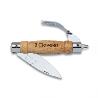 NAVAJA MADERA 61MM C/TENEDOR Y ANILLA 3 CLAVELES