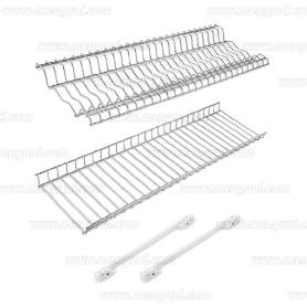 JUEGO ESCURREPLATOS Y ESCURREVASOS INOX ARMARIO 75CM  92175