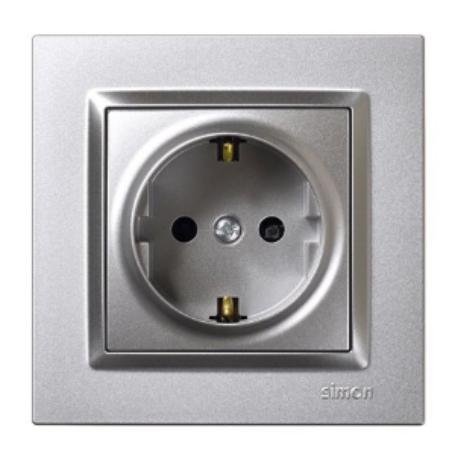 SIMON ENCHUFE SCHUCO ALUMINIO SERIE 10 F1090443026