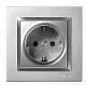 SIMON ENCHUFE SCHUCO ALUMINIO SERIE 10 F1090443026