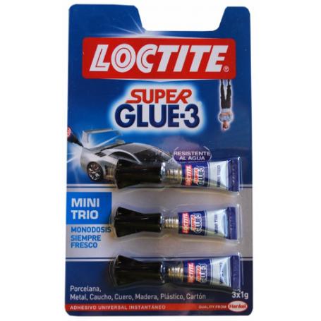 HENKEL LOCTITE SUPER GLUE-3 CIANOCRILATO  1 GR.MINI TRIO 2961387