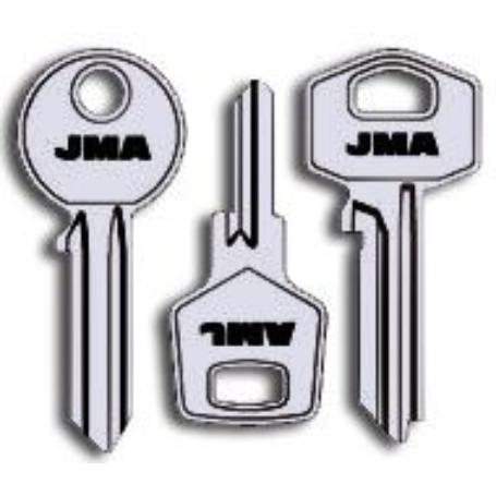 LLAVES JMA TIPO A MOD LIN-25D (ANTES LIN-15D) (CAJA 50 UNIDADES)