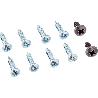 JUEGO DE ACCESORIOS ESTANDAR KLEIN ROLL-22 GRIS 3149. HERRAJE PARA PUERTA CORREDERA