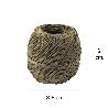 HILO BRAMANTE CAÑAMO PULIDO Nº 6   (BOBINA  50 GRAMOS) Ø 0,9 MM.