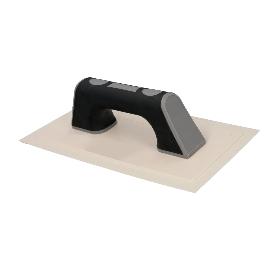 LLANA / TALOCHA CON MANGO DE PLASTICO ABS BORDE FLEXIBLE. ESPECIAL LECHADAS. BASE 280X140 MM. MANGO LIGERO Y ERGONO