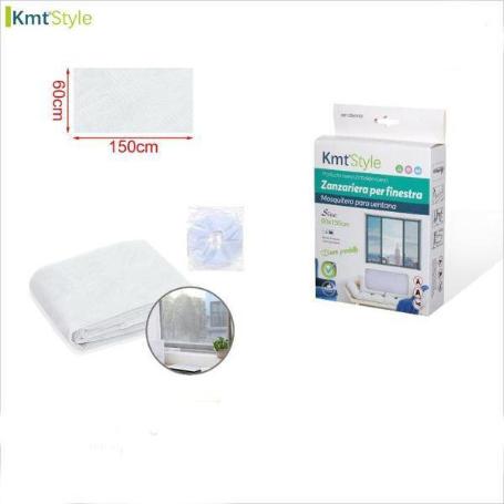 TELA MOSQUITERA BLANCA 60X150 CMS PARA VENTANA KMTSTYLE AL MEJOR PRECIO