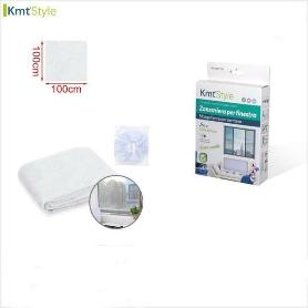 TELA MOSQUITERA BLANCA 100X100 CMS BLANCA PARA VENTANA KMTSTYLE AL MEJOR PRECIO
