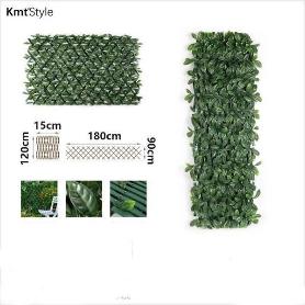 CELOSIA EXTENSIBLE DE OCULTACION 180X90 CMS CON SETO DE HOJAS ARTIFICIAL