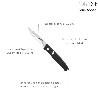 CUCHILLO ASPEN MONDADOR HOJA ACERO INOXIDABLE 8 CM. NEGRO