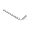 LLAVE TORX INVIOLABLE STANDAR ACERO CROMO VANADIO PROFESIONAL T15 MM. LLAVE ESTRELLA, LLAVE ALLEN ESTRELLA