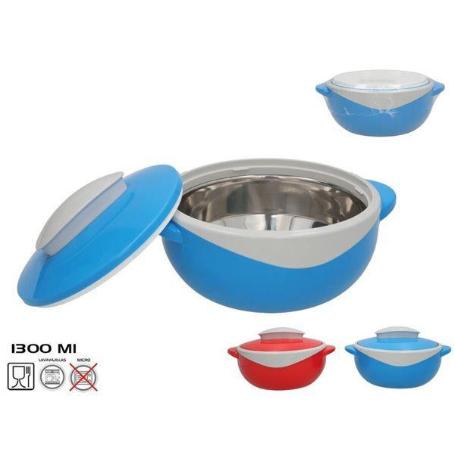 CACEROLA TERMICA GALAXY 1300 ML CONSERVA EL CALOR APTA PARA LAVAVAJILLAS