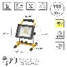 FOCO LED 30 WATT. LUZ BLANCA 4000º K IP 65 900 LUMENES CON ASA DE TRANSPORTE, PROYECTOR LED CON ASA, FOCO LED TRABA