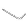 LLAVE TORX INVIOLABLE STANDAR ACERO CROMO VANADIO PROFESIONAL T27 MM. LLAVE ESTRELLA, LLAVE ALLEN ESTRELLA