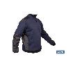 SUDADERA RANGER CUELLO CREMALLERA 280GMS AZUL-NEGRO T-XXXL