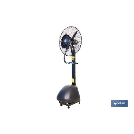 VENTILADOR INDUSTRIAL DE PIE CON NEBULIZACIÓN Y 3 VELOCIDADES Ø65 CM 260 W