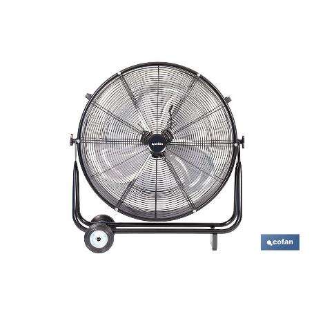 VENTILADOR INDUSTRIAL DE SUELO CON 3 VELOCIDADES Ø60 CM 124 W