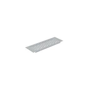 REJILLA VENTILZACIÓN ZÓCALO ALUMINIO ACABADO CROMO MATE MEDIDA REJILLA 225X70
