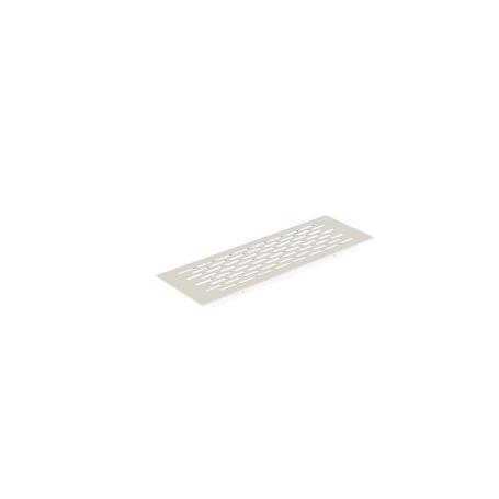 REJILLA VENTILZACIÓN ZÓCALO ALUMINIO ACABADO BLANCO MEDIDA REJILLA 225X70