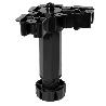PATA COCINA OCTO+ REGULABLE 85-110 NEGRO CON TRIAGULO EXTENSIÓN 140-190 (UNIDADES 4)