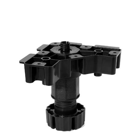 PATA COCINA OCTO+ REGULABLE 85-110 NEGRO CON TRIAGULO EXTENSIÓN 80-110 (UNIDADES 4)