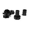 PATA COCINA OCTO+ REGULABLE 85-110 NEGRO CON TRIAGULO EXTENSIÓN 80-110 (UNIDADES 4)