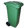 CUBO BASURA C/RUEDA 120 LTS.