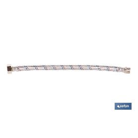 CONEXIÓN FLEXIBLE INOX PARA TERMO M1/2 - H3/4 40 CM.