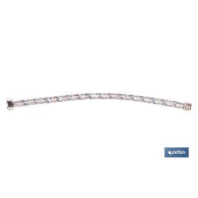 CONEXIÓN FLEXIBLE INOX PARA TERMO M1/2 - H3/4 50 CM.