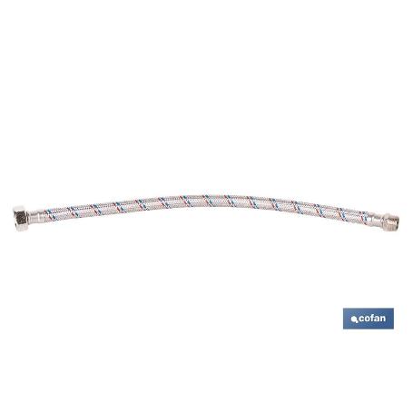 CONEXIÓN FLEXIBLE INOX PARA TERMO M1/2 - H3/4 50 CM.